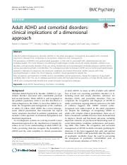 Adult ADHD and comorbid disorders clinical implications of a dimensional approach .pdf