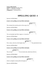 Assignment5 Spelling Quiz 1.docx
