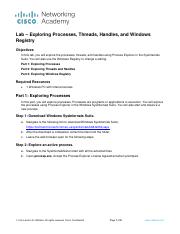 2.1.2.10 Lab - Exploring Processes, Threads, Handles, and Windows Registry.pdf