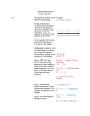 Math 101 Review sheet