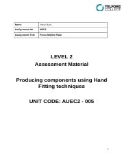 Assessment Material for PEO L2 Unit OER 005 - B.docx