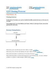 4.07 The Closing Process.docx