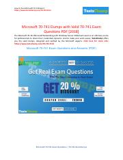Pass With Guarantee MCSA 70-741 Exam ?