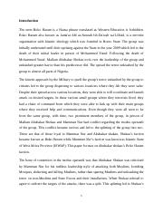 DETAIL REPORT ON THE BOKO HARAM LEADERSHIP FORSIS AND LOCATION-1.docx