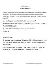 ACES DOES INTERNATIONAL TRADE BENEFIT ALL PARTNERS EQUALLY.docx