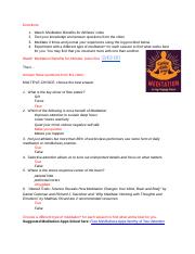 Copy of 3 day Meditation Assignment Health.docx