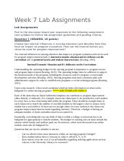 Week 7 Lab Assignments.docx