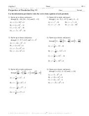 Properties of Parabolas Day #2.pdf