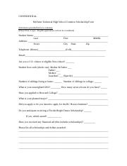 McFatter Common Scholarship Application 4.doc