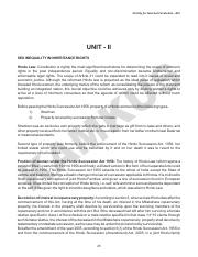unit - II - Women Law & Law Related to Child.pdf