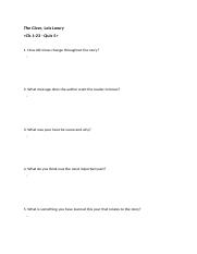 The Giver ch.1-23 quiz5..docx