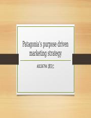 Patagonia’s purpose driven marketing strategy.pptx