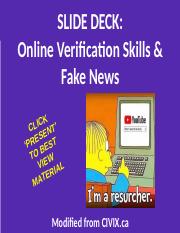 Lesson 2.3-Fake News - Online Verification Habits - Slide Deck.pptx