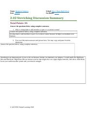 2.02 Stretching Discussion Summary.docx