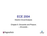 Week 11 Sinusoidal and Phasors Ch. 9