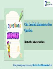 Okta Certified Administrator Exam Questions.pdf