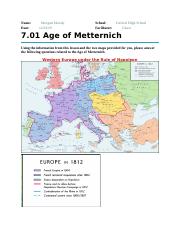 Hist 9 7.01 Age of Metternich.docx
