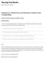 Chapter_01_Maternity Womens Health_Care_Today_Nursing_Test_Banks.pdf