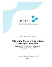 SAMK Thesis template for reports (1).docx