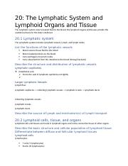 CH 20 The Lymphatic system.docx