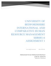 1929379-Mohamed Fizran Mohamed Mashoor-Assignment 1-International and comparative Human resource man