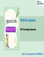 MTA Networking Fundamentals 98-366 Questions and answers.pdf