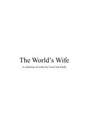 The World's Wife Poems.pdf