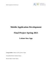 Mobile Application Development.docx