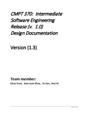 CMPT370_Design_Document
