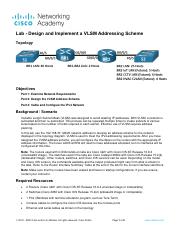11.10.2 Lab - Design and Implement a VLSM Addressing Scheme.pdf