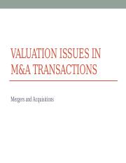 Class2-ValuationIssues_in_M&As.pptx