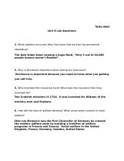 unit6Lab Questions