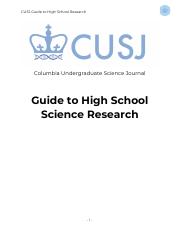 CUSJ Guide to High School Science Research 2020-OTH.pdf