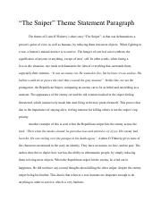 “The Sniper” Theme Statement Paragraph.pdf