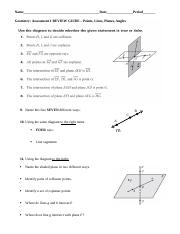 Assessment REVIEW 1 - Points, Lines, Planes, Angles.doc