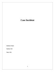 Case Incident advance.docx