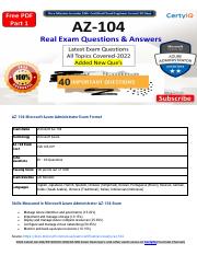 CertyIQ AZ-104 REAL QUE EXAM DUMPS Part 1- 40 Imp Questions.pdf