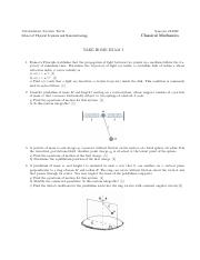Take Home Exam - Classic Mechanics.pdf