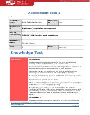 Assessment Task 1_SITXMGT001 Knowldge Test.docx