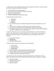 Exam 1 Study Guide Pharmacology