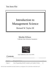 test-bank-introduction-to-management-science-with-student-cd-9th-edition-taylor.docx