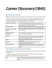 discovery assignment