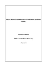 Fiscal impact of Ground operation incident involving aircraft