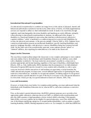 Educational Exceptionalities Reflection.edited.docx