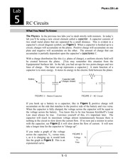 Lab 6- RC Circuits