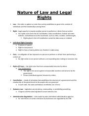 Ch.1 (Nature of Law and Legal Rights).docx