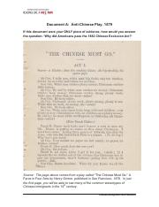 document a anti chinese play 1879