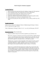 Death and Dying PreSim Assignment(1).docx