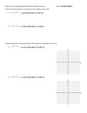 MAT 071 Quiz Graphing Linear Equations by Finding Intercepts.docx