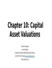 Chapter 10 Capital Asset Valuations.pptx